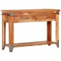 Mesa consola de madera maciza de acacia 110x34x74 cm de vidaXL, Mesitas de noche - Ref: Foro24-338469, Precio: 160,29 €, Desc...