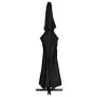 Sombrilla de jardín con palo de aluminio negro 600 cm de , Sombrillas - Ref: Foro24-47376, Precio: 295,64 €, Descuento: %