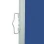 Toldo lateral retráctil de jardín azul 140x500 cm de , Sombrillas - Ref: Foro24-48396, Precio: 116,08 €, Descuento: %