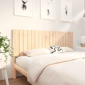 Cabecero de cama madera maciza de pino 185,5x4x100 cm de , Cabeceros y pies de cama - Ref: Foro24-818885, Precio: 77,83 €, De...