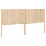 Solid pine wood bed headboard 185.5x4x100 cm by , Headboards and footboards - Ref: Foro24-818885, Price: 77,83 €, Discount: %