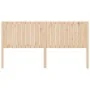 Solid pine wood bed headboard 185.5x4x100 cm by , Headboards and footboards - Ref: Foro24-818885, Price: 77,83 €, Discount: %