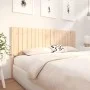 Solid pine wood bed headboard 185.5x4x100 cm by , Headboards and footboards - Ref: Foro24-818885, Price: 77,83 €, Discount: %