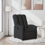 Sillón reclinable de tela negra en Sillones | Comprar online en Foru.es