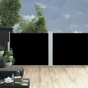 Toldo lateral retráctil negro 140x1000 cm de , Sombrillas - Ref: Foro24-48484, Precio: 76,48 €, Descuento: %