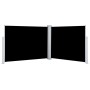 Toldo lateral retráctil negro 140x1000 cm de , Sombrillas - Ref: Foro24-48484, Precio: 108,22 €, Descuento: %