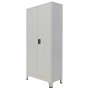 Armario de oficina con 2 puertas acero gris 90x40x180 cm de vidaXL, Armarios archivadores - Ref: Foro24-20152, Precio: 338,75...
