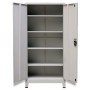 Armario de oficina con 2 puertas acero gris 90x40x180 cm de vidaXL, Armarios archivadores - Ref: Foro24-20152, Precio: 338,75...