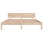 Estructura de cama madera maciza 180x200 cm de , Camas y somieres - Ref: Foro24-810510, Precio: 140,20 €, Descuento: %