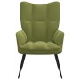 Sillón de relax de terciopelo verde claro de , Sillones - Ref: Foro24-328076, Precio: 107,63 €, Descuento: %