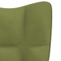 Sillón de relax de terciopelo verde claro de , Sillones - Ref: Foro24-328076, Precio: 107,63 €, Descuento: %