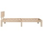 Estructura de cama madera maciza 90x190 cm de , Camas y somieres - Ref: Foro24-810460, Precio: 88,03 €, Descuento: %