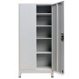 Armario de oficina con 2 puertas acero gris 90x40x180 cm de vidaXL, Armarios archivadores - Ref: Foro24-20152, Precio: 338,75...