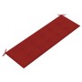 Banco de jardín 3 plazas madera maciza eucalipto y cojín 150 cm de , Bancos de jardín - Ref: Foro24-3061002, Precio: 196,38 €...