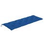 Banco de jardín 3 plazas madera maciza eucalipto y cojín 150 cm de , Bancos de jardín - Ref: Foro24-3061021, Precio: 201,97 €...