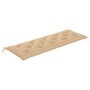 Banco de jardín 3 plazas madera maciza eucalipto y cojín 150 cm de , Bancos de jardín - Ref: Foro24-3061014, Precio: 203,63 €...