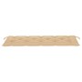 Banco de jardín 3 plazas madera maciza eucalipto y cojín 150 cm de , Bancos de jardín - Ref: Foro24-3061014, Precio: 203,63 €...