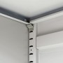 Armario de oficina con 2 puertas acero gris 90x40x180 cm de vidaXL, Armarios archivadores - Ref: Foro24-20152, Precio: 338,75...