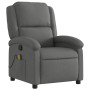 Sillón reclinable de masaje de tela gris oscuro en Sillones | Comprar online en Foru.es