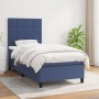 Cama box spring con colchón tela azul 80x200 cm de , Camas y somieres - Ref: Foro24-3141735, Precio: 347,58 €, Descuento: %