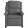 Sillón reclinable de masaje de tela gris oscuro en Sillones | Comprar online en Foru.es
