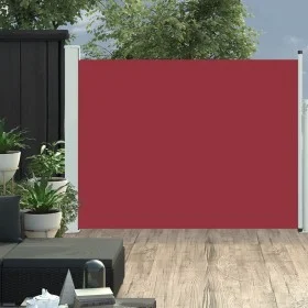 Toldo lateral retráctil de jardín rojo 140x500 cm de , Sombrillas - Ref: Foro24-48397, Precio: 90,21 €, Descuento: %