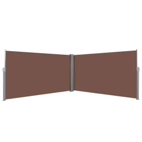 Toldo lateral retráctil 160x600 cm marrón de , Sombrillas - Ref: Foro24-143681, Precio: 117,44 €, Descuento: %