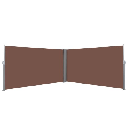 Toldo lateral retráctil 160x600 cm marrón de , Sombrillas - Ref: Foro24-143681, Precio: 119,25 €, Descuento: %