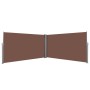 Toldo lateral retráctil 160x600 cm marrón de , Sombrillas - Ref: Foro24-143681, Precio: 119,25 €, Descuento: %