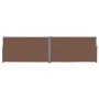Toldo lateral retráctil 160x600 cm marrón de , Sombrillas - Ref: Foro24-143681, Precio: 117,44 €, Descuento: %