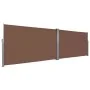 Toldo lateral retráctil 160x600 cm marrón de , Sombrillas - Ref: Foro24-143681, Precio: 117,44 €, Descuento: %