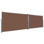 Toldo lateral retráctil 160x600 cm marrón de , Sombrillas - Ref: Foro24-143681, Precio: 119,25 €, Descuento: %
