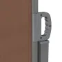 Toldo lateral retráctil 160x600 cm marrón de , Sombrillas - Ref: Foro24-143681, Precio: 117,44 €, Descuento: %