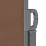 Toldo lateral retráctil 160x600 cm marrón de , Sombrillas - Ref: Foro24-143681, Precio: 119,25 €, Descuento: %