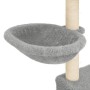 Rascador para gatos con postes de sisal gris claro 83 cm en Mobiliario para gatos | Comprar online en Foru.es