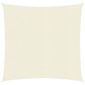 Toldo de vela crema HDPE 160 g/m² 4x4 m de , Sombrillas - Ref: Foro24-311166, Precio: 39,64 €, Descuento: %