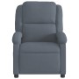 Sillón reclinable de terciopelo gris oscuro en Sillones | Comprar online en Foru.es