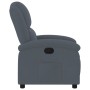 Sillón reclinable de terciopelo gris oscuro en Sillones | Comprar online en Foru.es
