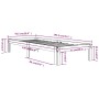 Estructura de cama madera maciza individual blanco 75x190 cm de , Camas y somieres - Ref: Foro24-810326, Precio: 73,70 €, Des...