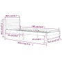 Estructura de cama madera maciza de pino blanco 75x190 cm de , Camas y somieres - Ref: Foro24-810391, Precio: 81,81 €, Descue...