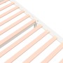 Estructura de cama doble pequeña madera maciza blanca 120x190cm de , Camas y somieres - Ref: Foro24-814920, Precio: 136,88 €,...