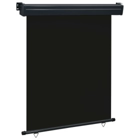 Toldo lateral de balcón negro 140x250 cm de , Sombrillas - Ref: Foro24-48424, Precio: 71,49 €, Descuento: %
