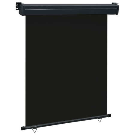 Toldo lateral de balcón negro 140x250 cm de , Sombrillas - Ref: Foro24-48424, Precio: 71,49 €, Descuento: %