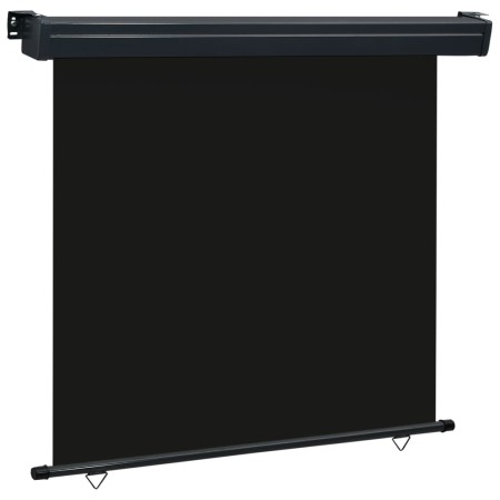 Toldo lateral de balcón negro 160x250 cm de , Sombrillas - Ref: Foro24-48430, Precio: 64,98 €, Descuento: %