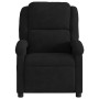 Sillón reclinable de terciopelo negro en Sillones | Comprar online en Foru.es