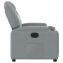 Sillón reclinable de tela gris claro en Sillones | Comprar online en Foru.es