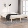 Estructura de cama de madera maciza de pino 160x200 cm de , Camas y somieres - Ref: Foro24-810375, Precio: 97,32 €, Descuento: %