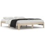 Estructura de cama de madera maciza de pino 160x200 cm de , Camas y somieres - Ref: Foro24-810375, Precio: 97,32 €, Descuento: %