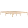 Estructura de cama de madera maciza de pino 160x200 cm de , Camas y somieres - Ref: Foro24-810375, Precio: 97,32 €, Descuento: %