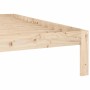 Estructura de cama de madera maciza de pino 160x200 cm de , Camas y somieres - Ref: Foro24-810375, Precio: 97,32 €, Descuento: %
